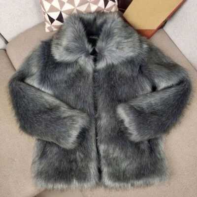 Abrigo de piel para hombre invierno corto grueso piel de zorro nuevo abrigo de visón de piel ropa exterior chaqueta cálida Foto 1 de 4