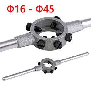 Die Stock Holder Wrench Round Holder Tap Threading Tools Holder Holds M2 to M20 - Picture 1 of 7