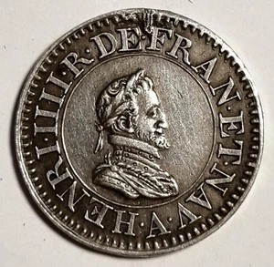 Henri IV sous Louis XVIII - Médaillette d'argent non daté - Imagen 1 de 2
