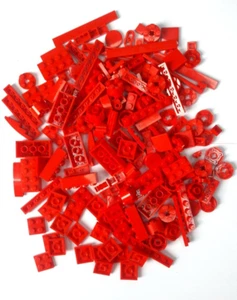 180 Nuevo Genuino Rojo Lego Placa Azulejos Ladrillo 1x1 1x2 1x3 1x4 1x6 1x8 2x4 - Imagen 1 de 5
