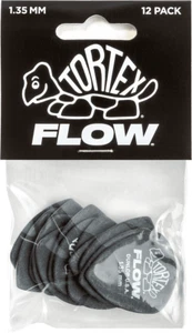 PLAYER'S PACK DE 12 MEDIATORS DUNLOP TORTEX FLOW - 1.35 mm - 558P135 - Picture 1 of 5