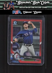 2018 Bowman Chrome 26 Cole Hamels Orange Refractor #/25 - Picture 1 of 2