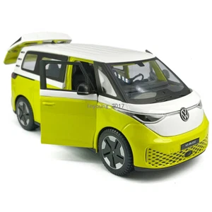 1:24 Scale 2023 ID Buzz Model Car Metal Diecast Collectible Vehicle Yellow - Picture 1 of 13