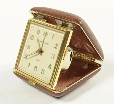 Phinney-Walker Vintage Wind-Up Travel Alarm Clock Functional Retro Beauty Japan Cover