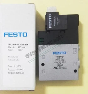ONE FESTO CPE18-M1H-3GLS-1/4 163145 Solenoid valve New - Picture 1 of 1