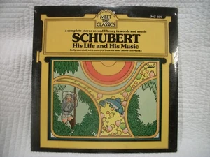 SEALED SCHUBERT HIS LIFE AND HIS MUSIC VINYL LP RECORD 1980 SQN MC 309 SEALED - Picture 1 of 2