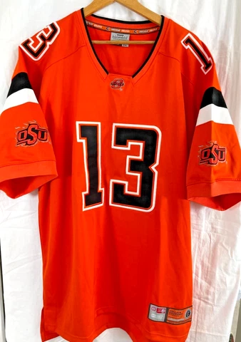 Oaklahoma State Cowboys Oversized Jersey 2XL Orange Colosseum College Equipment Cover