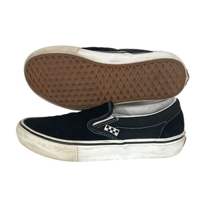 Vans Classic Popcush - Men's Sz 7.5 - Black Suede - Low Skate Shoes - 500714 - Picture 1 of 12