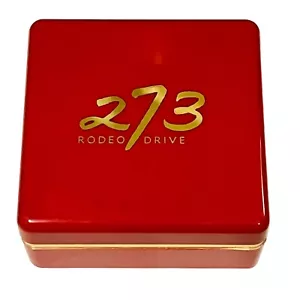 Fred Hayman 273 FHBH Beverly Hills eccezionale polvere spolverante con puff 2 once nuovo - Foto 1 di 5