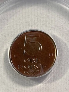 1981 Norway 5 Ore Graded MS 67 BN by ANACS - Picture 1 of 4