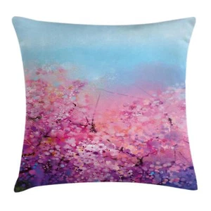 Spring Floral Throw Pillow Cases Cushion Covers Ambesonne Home Decor 8 Sizes - Picture 1 of 28