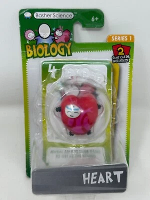 Basher Science Biology Heart Series 1 Juego de Cartas Batalla Ciencia Hechos Mattel Foto 1 de 3