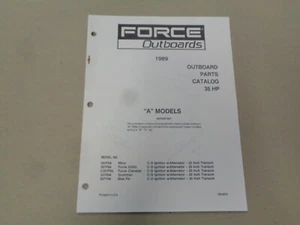 Force Outboard Parts Catalog 1989 35 HP Model A OB 4273                - Bild 1 von 4