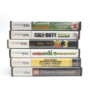 Lot Of 6 Nintendo DS Empty Cases & Manuals Only - NO GAMES