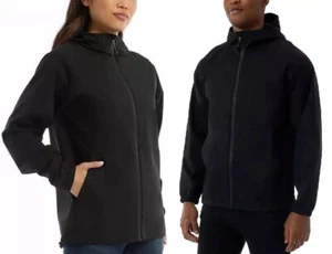 32 Degrees Cool Unisex Waterproof Rain Jacket, Black, Men's- XL/Women's- XXL - Picture 1 of 3