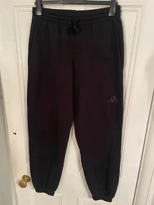 Ladies Black Adidas All Szn Joggers Track Pants Size 8-10 Small - Picture 1 of 13
