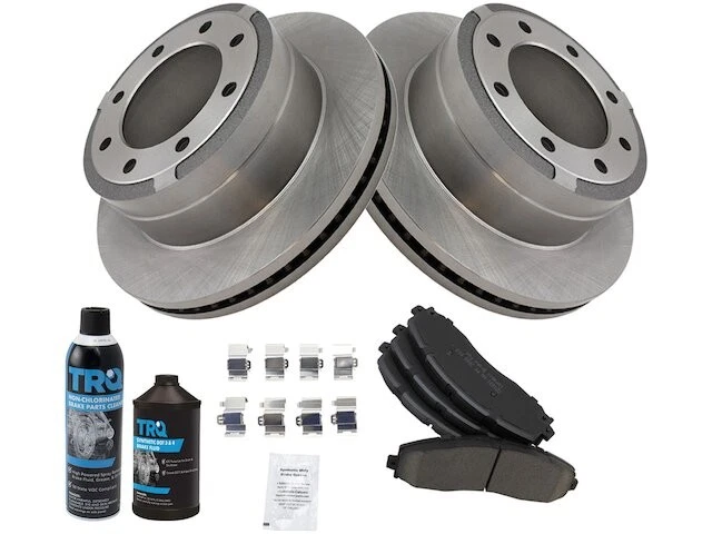 Kit de pastillas de freno traseras y rotor para Ford F350 Super Duty 2013-2019 2018 MC994KW Foto 1 de 1