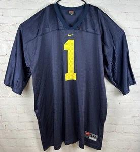 Nike Michigan Wolverines #1 Football Jersey Authentic Team Apparel Mens Size 3XL - Picture 1 of 6