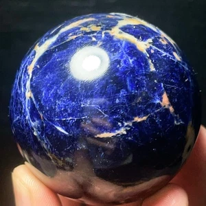 Natural blue Calcite sphere Crystal Stone Healing Crystal Gift L6824 - Picture 1 of 14