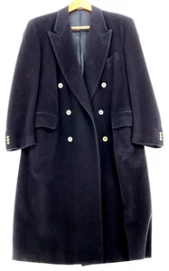 Ermenegildo Zegna Mens Double-Breasted Overcoat Size 50 Old Money Winter - Picture 1 of 14