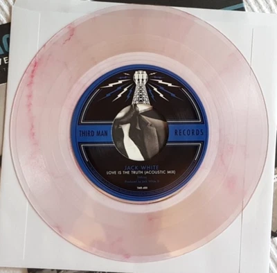 JACK WHITE STRIPES Love is the Truth 7" COLOUR Third Man Vault MINT unplayed - Image 1 of 4