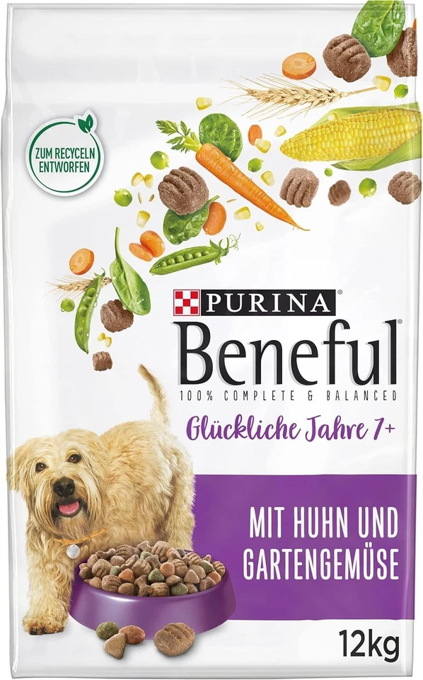 Beneful Glückliche Jahre 7+ Senior Hundefutter trocken mit (1 x 12kg) - Bild 1 von 4