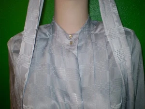 LIZ BAKER SILKY TIE BOW SHIRT TOP DRESS SUIT BLOUSE 12P private auction - Picture 1 of 1