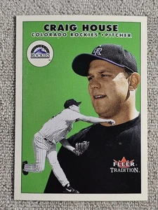 2000 Fleer Tradition Update Craig House #U130 Rookie RC - Picture 1 of 2
