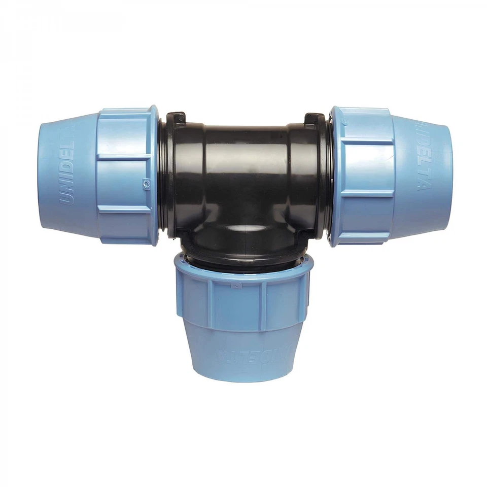 Té Pp à 90° Pp à Compression Pn16 Pour Tuyau Pe D32 - Photo 1/1