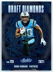 2025 Panini Absolute #DD-CHD Chuba Hubbard Panthers - Picture 1 of 2