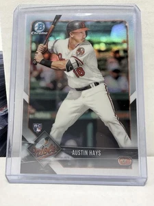 AUSTIN HAYS 2018 Bowman Chrome #87 Refractor Rookie RC #/499 Orioles - Picture 1 of 2