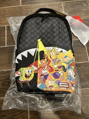 MOCHILA ESQUINERA SPRAYGROUND AÑOS 90 NICK CHARACTER B7417 con ETIQUETAS Revelar Foto 1 de 4