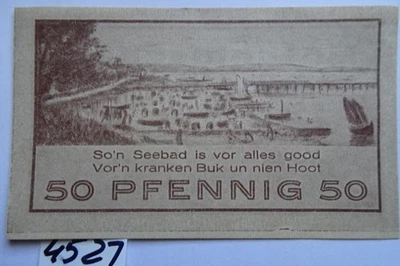 GERMANY  1921 - GEMEINDE  NIENDORF - 50 Pfg - AU/UNC - GrM 974.1 - Image 1 of 2