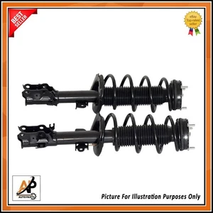 SHOCK ABSORBER STRUT & COIL SPRING ASSEMBLY FOR FORD FIESTA FRONT L/R SET DIESEL - Picture 1 of 7