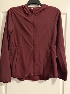Sudadera con capucha Marika Workout borgoña, talla M - Imagen 1 de 3