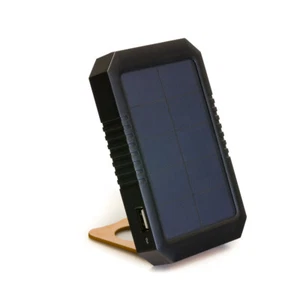 Opteka 3000mAh Battery Bank Pack with LED Light + Solar Panel Back-up Charging - Picture 1 of 7