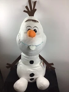 Olaf,Plüschfigur,FrozenII,bestickt,Glitzeroptik,groß,sitzend - Bild 1 von 10