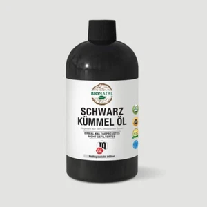 ÄTHIOPISCHES Schwarzkümmelöl 500ml kaltgepresst UNGEFILTERT BioNatal Thymochinon - Bild 1 von 5