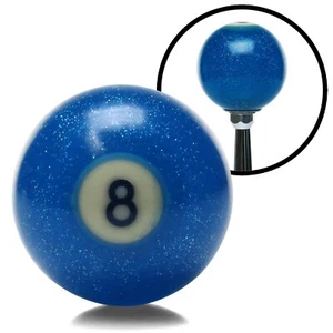 8 Ball Metal Flake Shift Knob w/ M12 x 1.25 Insert Shifter Auto Manual Custom - Picture 1 of 7