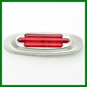 Maxxima Side Marker Clearance 13 LED light M72270R Stainless Steel Chrome Red - Imagen 1 de 2
