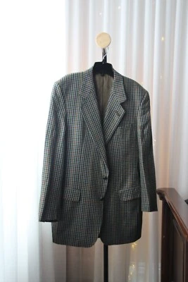 Vintage wool DAKS LONDON british Blazer england w/ elbow patches - Image 1 of 4