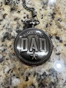 Dad Pocket Watch Japan Movement. Works - Picture 1 of 3