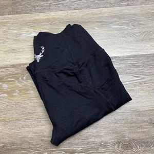 BUCKEDUP Stretch Waist Mid Rise Black Hunting Leggings Women's Size Small - Picture 1 of 10