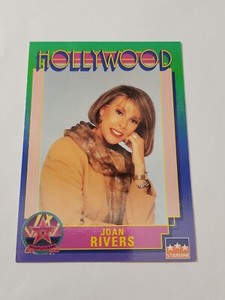 Joan Rivers Hollywood Walk of Fame Card Vintage # 198 Starline 1991 NM 
