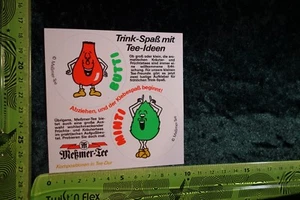 Alter Aufkleber Trink-Spaß MESSMER-TEE Butti Minti Komposition in Tee-Dur - Bild 1 von 2