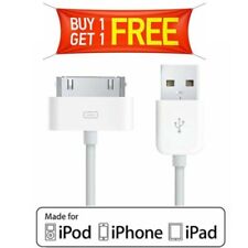 2PACK-USB Sync Cable Charger for Apple iPhone 4 4S 3GS iPod Touch iPad Data Cord