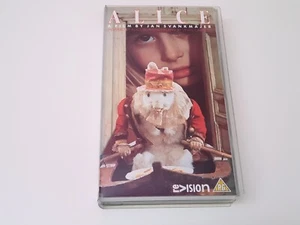 Alice 1988 VHS UK PAL eVision / ICA Video Neco z Alenky Jan Svankmajer OOP RARE - Bild 1 von 5