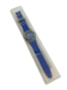 Swatch Frische Fische 35mm Silicone Band 1992 Vintage Wristwatch (S-019) - Picture 1 of 6