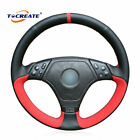 Diy Suede Leather Steering Wheel Cover For Bmw 3 Series E36 E36/5 E46/5 #03Xb