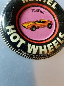 Vintage 1968 Hot Wheels Redline Original Torero Sammler Abzeichen Knopf - Bild 1 von 4